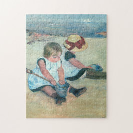 Mary Cassatt - Barn som spelar på stranden Pussel