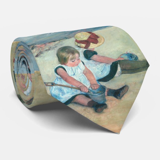 Mary Cassatt - Barn som spelar på stranden Slips (Rullad)