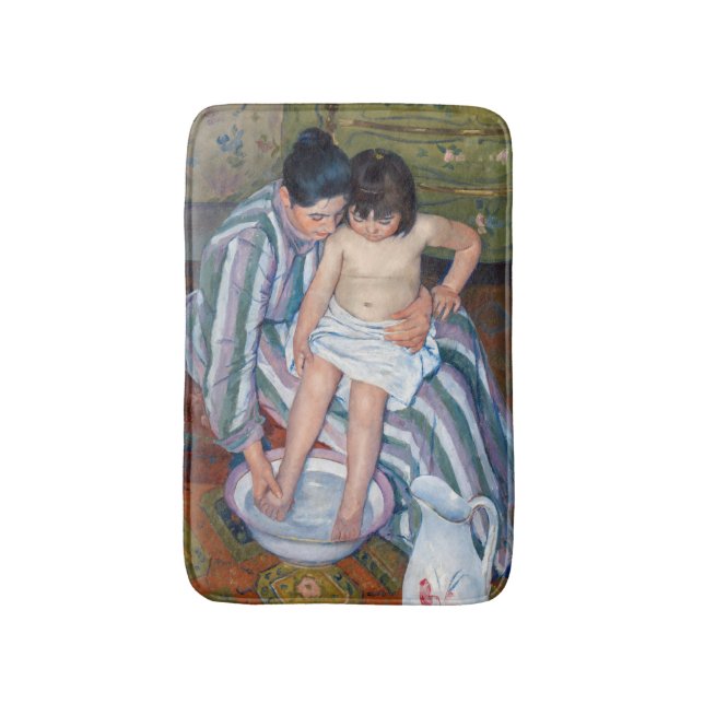 Mary Cassatt - Barnets bad / Badet Badrumsmatta (Framsidan (Vertikal))