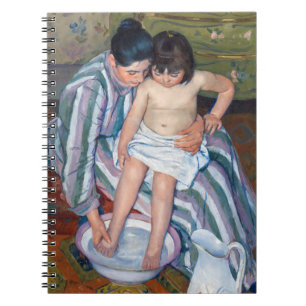 Mary Cassatt - Barnets ed/Badof Anteckningsbok