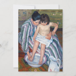 Mary Cassatt - Barnets ed/Badof Inbjudningar