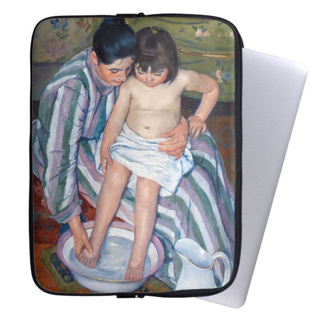 Mary Cassatt - Barnets ed/Badof Laptop Fodral (Skapare uppladdad)
