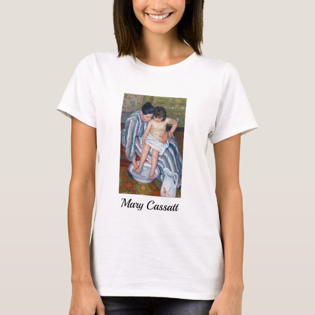 Mary Cassatt - Barnets ed/Badof T Shirt (Framsida)