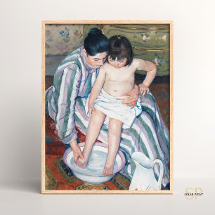 Mary Cassatt Barnets utskrift av banmålningar Poster