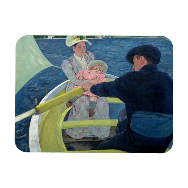 Mary Cassatt - Båtturen Magnet (Horisontell)