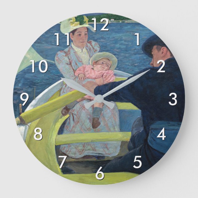 Mary Cassatt - Båtturen Stor Klocka (Framsida)
