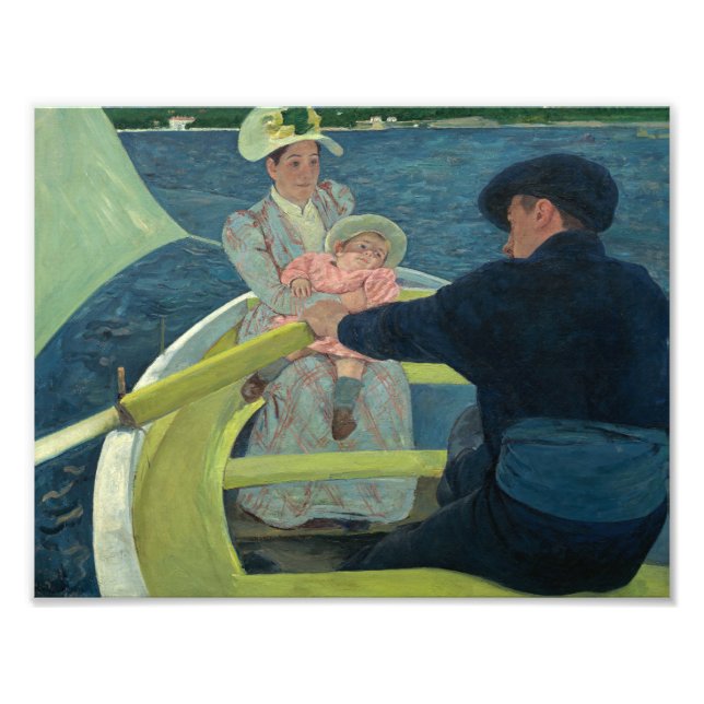 Mary Cassatt - Boating Party Fototryck (Framsidan)