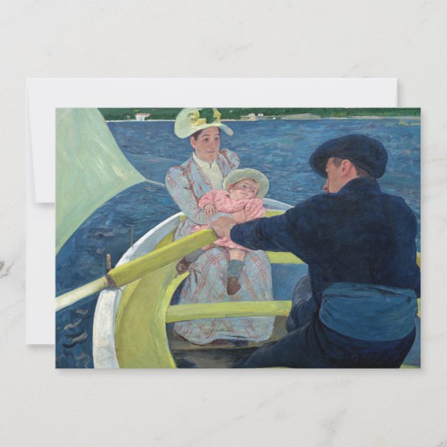 Mary Cassatt - Boating Party Inbjudningar (Framsida)