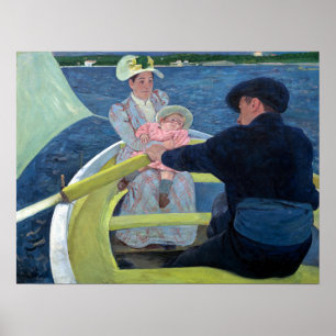 Mary Cassatt Boating Party Poster