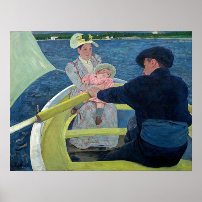 Mary Cassatt - Boating Party Poster (Framsidan)