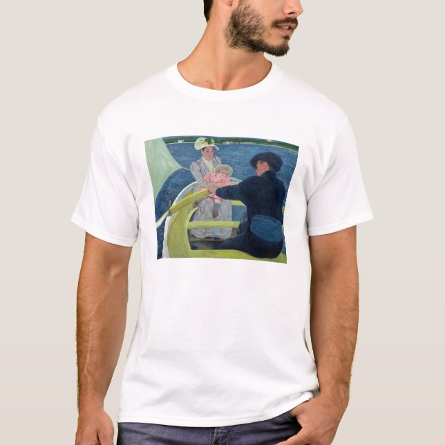 Mary Cassatt - Boating Party T Shirt (Framsida)