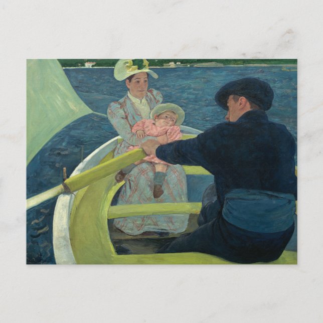 Mary Cassatt - Boating Party Vykort (Framsida)