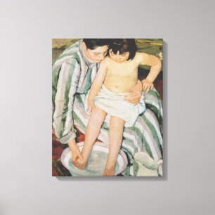 Mary Cassatt Child's Bath Painting Canvastryck