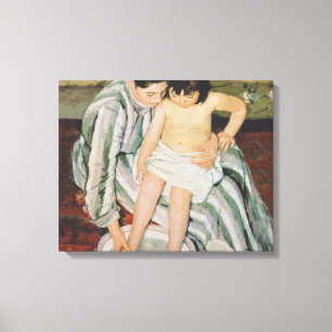 Mary Cassatt Child's Bath Painting Canvastryck