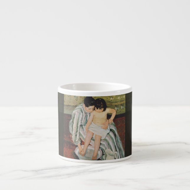 Mary Cassatt Child's Bath Painting Espressomugg (Framsidan)