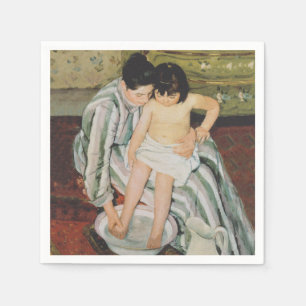 Mary Cassatt Child's Bath Painting Pappersservett