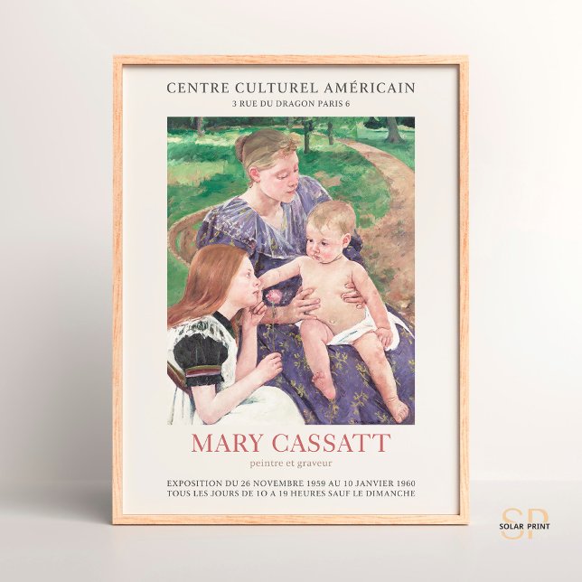 Mary Cassatt Family Paintings Art Print Poster (Skapare uppladdad)