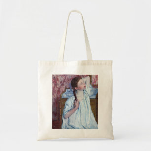 Mary Cassatt - Girl Areping her Hair Tygkasse