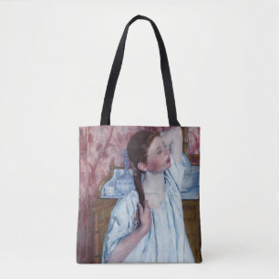 Mary Cassatt - Girl Areping her Hair Tygkasse