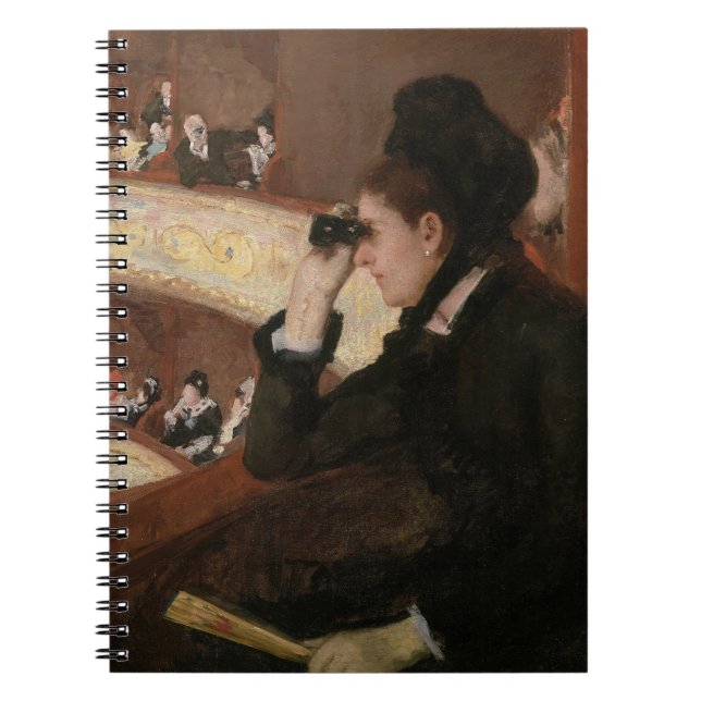 Mary Cassatt - I logen Anteckningsbok (Framsidan)