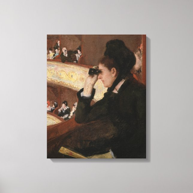 Mary Cassatt - I logen Canvastryck (Framsida)