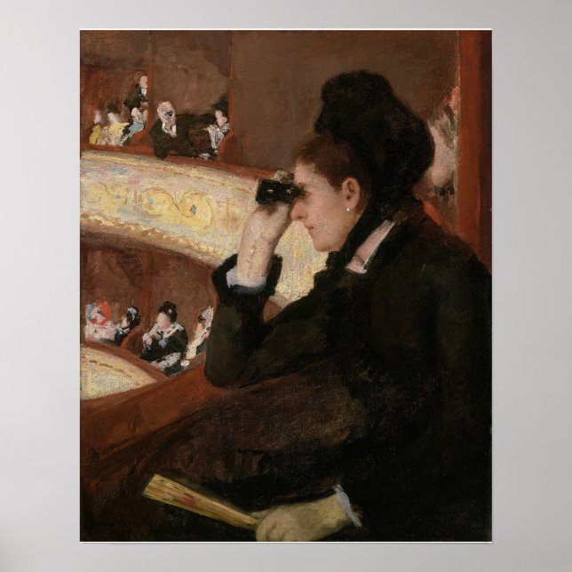 Mary Cassatt - I logen Poster (Framsidan)