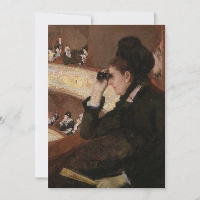 Mary Cassatt - I logen Tack Kort (Framsida)