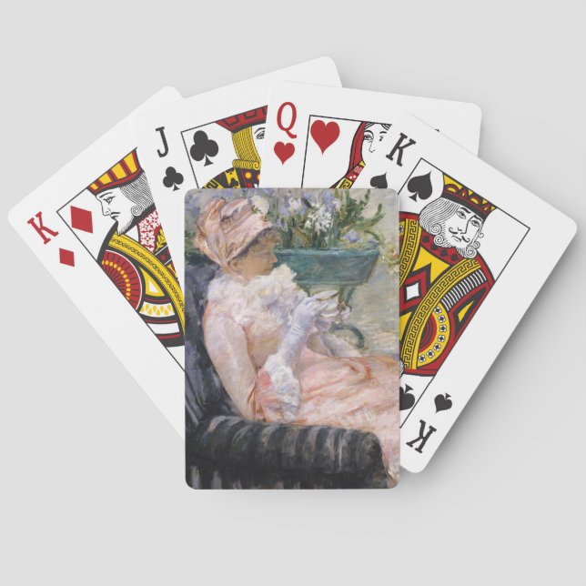 Mary Cassatt - Kopp i Tea Casinokort (Baksidan)