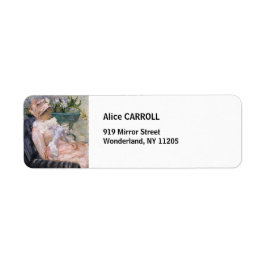 Mary Cassatt - Kopp i Tea Returadress Etikett