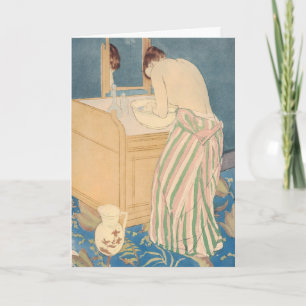 Mary Cassatt - Kvinna badar Kort