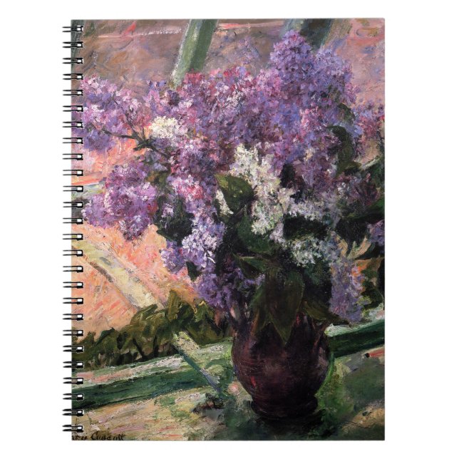 Mary Cassatt - Lilacs in a Window Anteckningsbok (Framsidan)