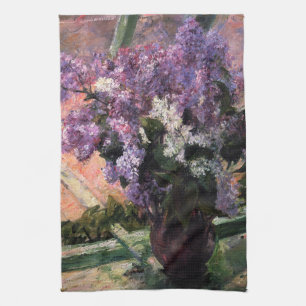 Mary Cassatt - Lilacs in a Window Kökshandduk