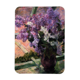 Mary Cassatt - Lilacs in a Window Magnet