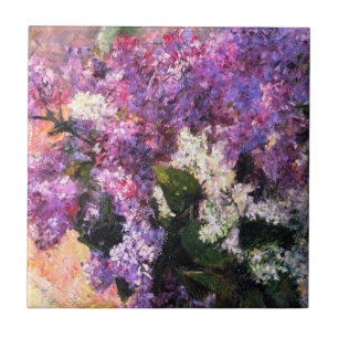 Mary Cassatt Lilacs Tile Kakelplatta