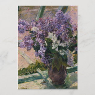 Mary Cassatt - lilor i ett fönster Inbjudningar