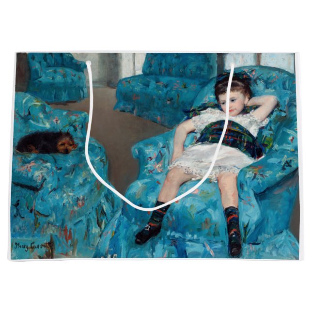 Mary Cassatt, Little Girl in a Blue Armstol (Framsidan)