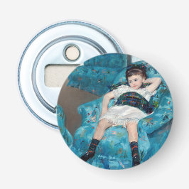 Mary Cassatt, Little Girl in a Blue Armstol Flasköppnare