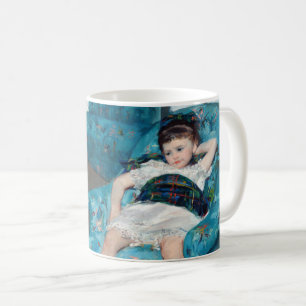 Mary Cassatt, Little Girl in a Blue Armstol Kaffemugg