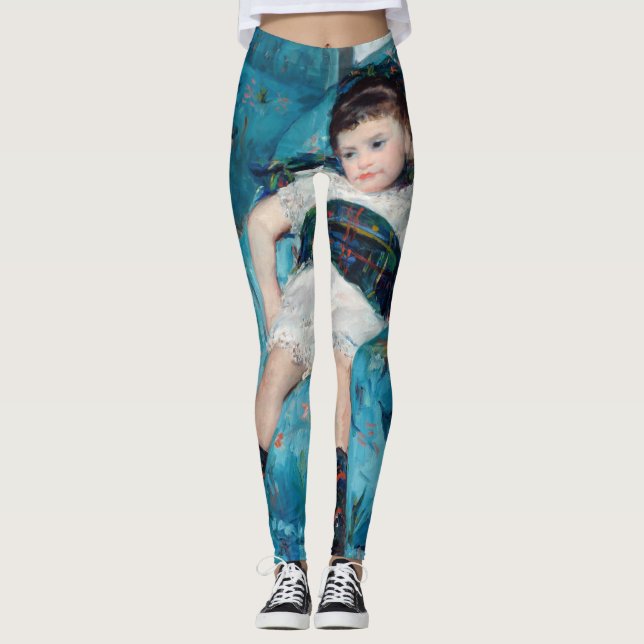 Mary Cassatt, Little Girl in a Blue Armstol Leggings (Framsida)