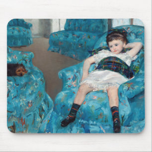 Mary Cassatt, Little Girl in a Blue Armstol Musmatta
