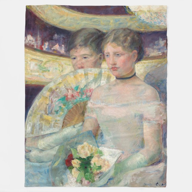 Mary Cassatt - Loge Fleecefilt (Framsidan)