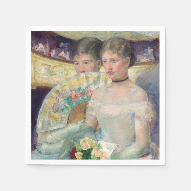 Mary Cassatt - Loge Pappersservett (Framsidan)