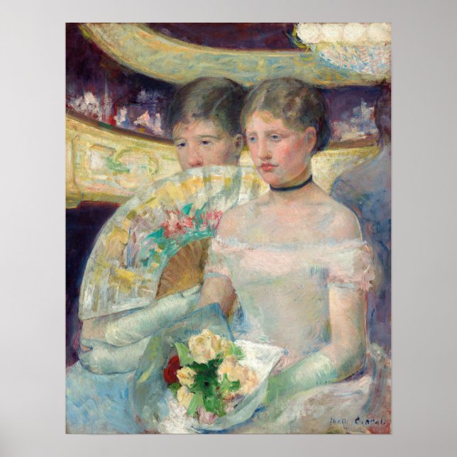Mary Cassatt - Loge Poster (Framsidan)