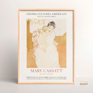 Mary Cassatt Maternal Caress Art Print Poster