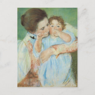 Mary Cassatt Mor och Child Mors dag Card Vykort