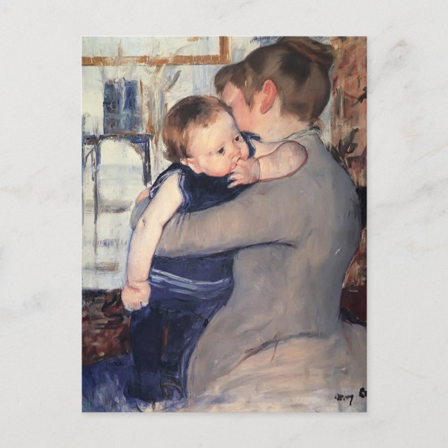 Mary Cassatt- Mor och Child Vykort (Framsida)