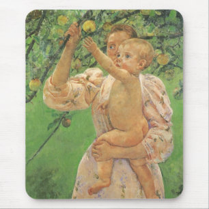 Mary Cassatt, när Mary Reaching for an Apple, rest Musmatta