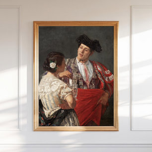 Mary Cassatt Offering av Panal till Bullfighter Poster
