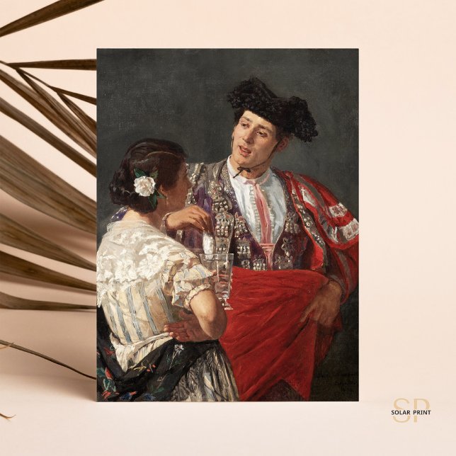 Mary Cassatt Offering av Panal till Bullfighter Vykort (Skapare uppladdad)