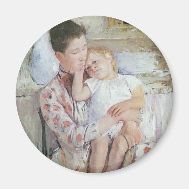 Mary Cassatt Painting Magnet (Framsidan)
